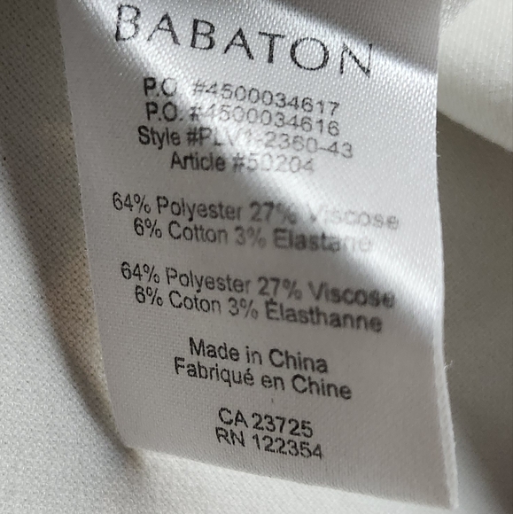 Aritzia Babaton Oversized Fundamental White T-shirt with Pocket - Picture 3 of 4